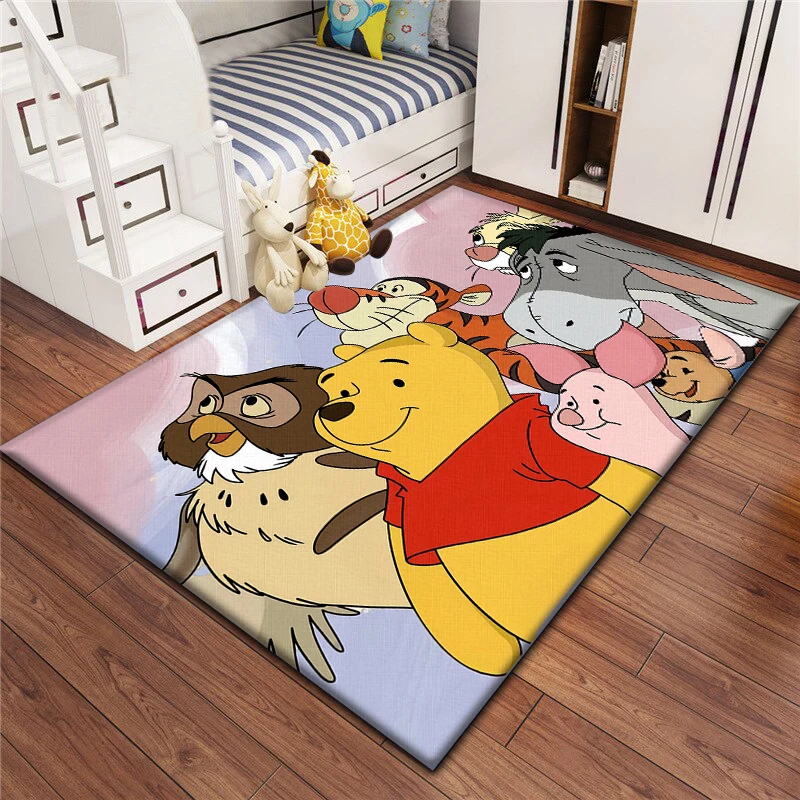 Winnie the Pooh Tigger cute Anime Carpet for children,Living room floor mat Kitchen mat Children\'s art Mat,bedroom decor rugs