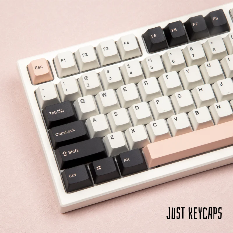 Olivia GMK Clone Keycaps PBT Double Shot Cherry Profile Keycap per MX Switch tastiera meccanica rosa chiave bianca Cpas personalizzato fai da te