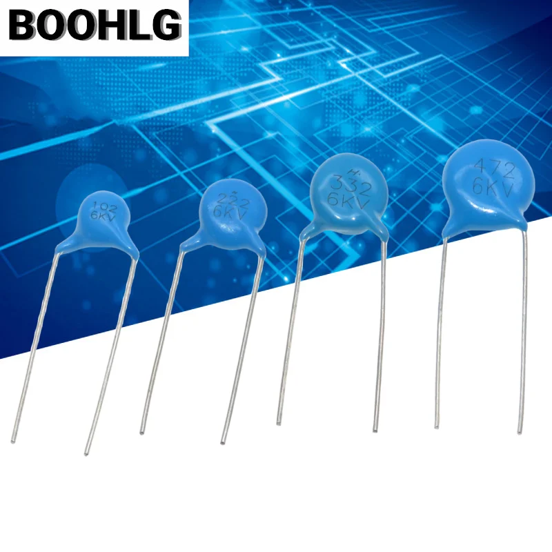Керамический чип-конденсатор высокого напряжения 6 кВ 100PF 220PF 330PF 470PF 680PF 1000PF 2200PF 3300PF 4700PF 10000PF 101 102 103 471 5P 223