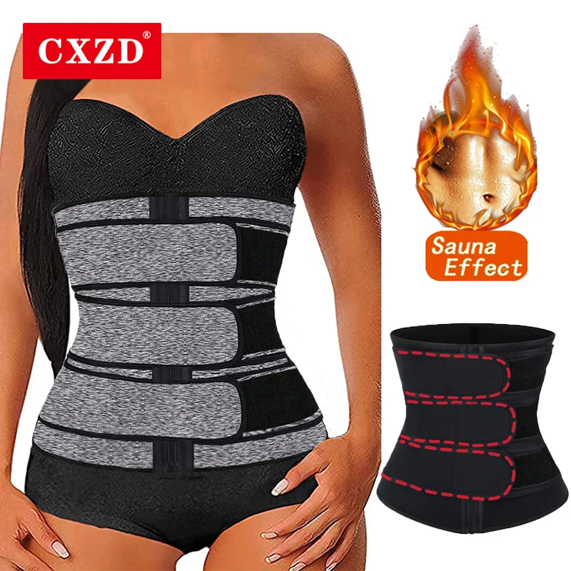 

CXZD Waist Trainer for Women Sports Girdle Corset Slimming Belly Body Shaper Sweat Trimmer Belt Slimmer Fitness Gym Shapewear