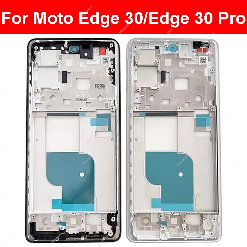 

For Motorola MOTO Edge 30 Edge 30 Pro XT2203-1 XT2201-1 Middle Frame Housing LCD Front Frame Bezel Replacement Repair Parts