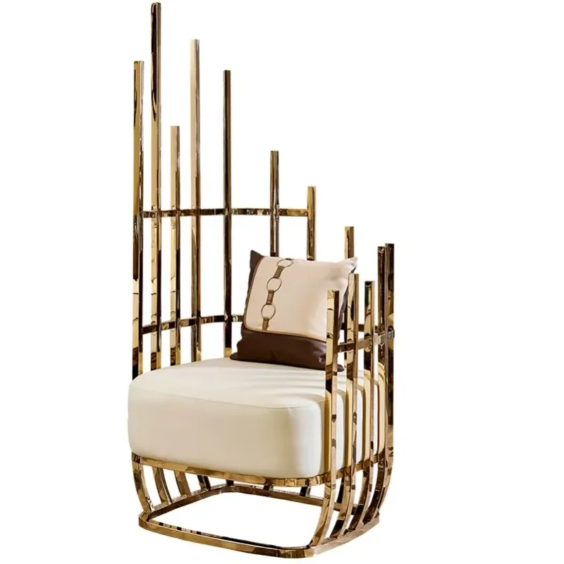 Modern rose gold leisure hotel lounge chair modern