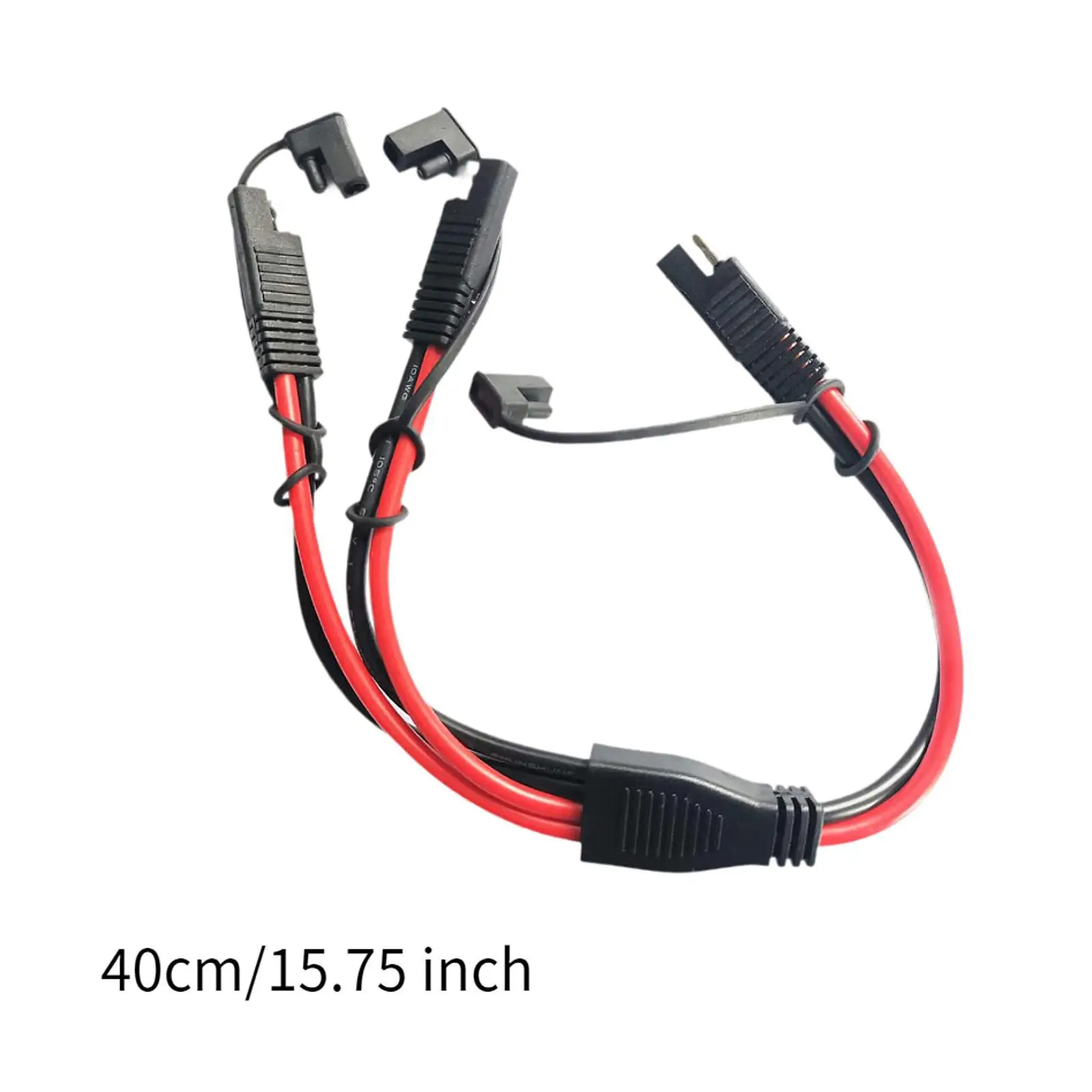 Cable de extensión SAE Tapa impermeable Conector SAE 1 a 2 Accesorios de 40 cm de longitud