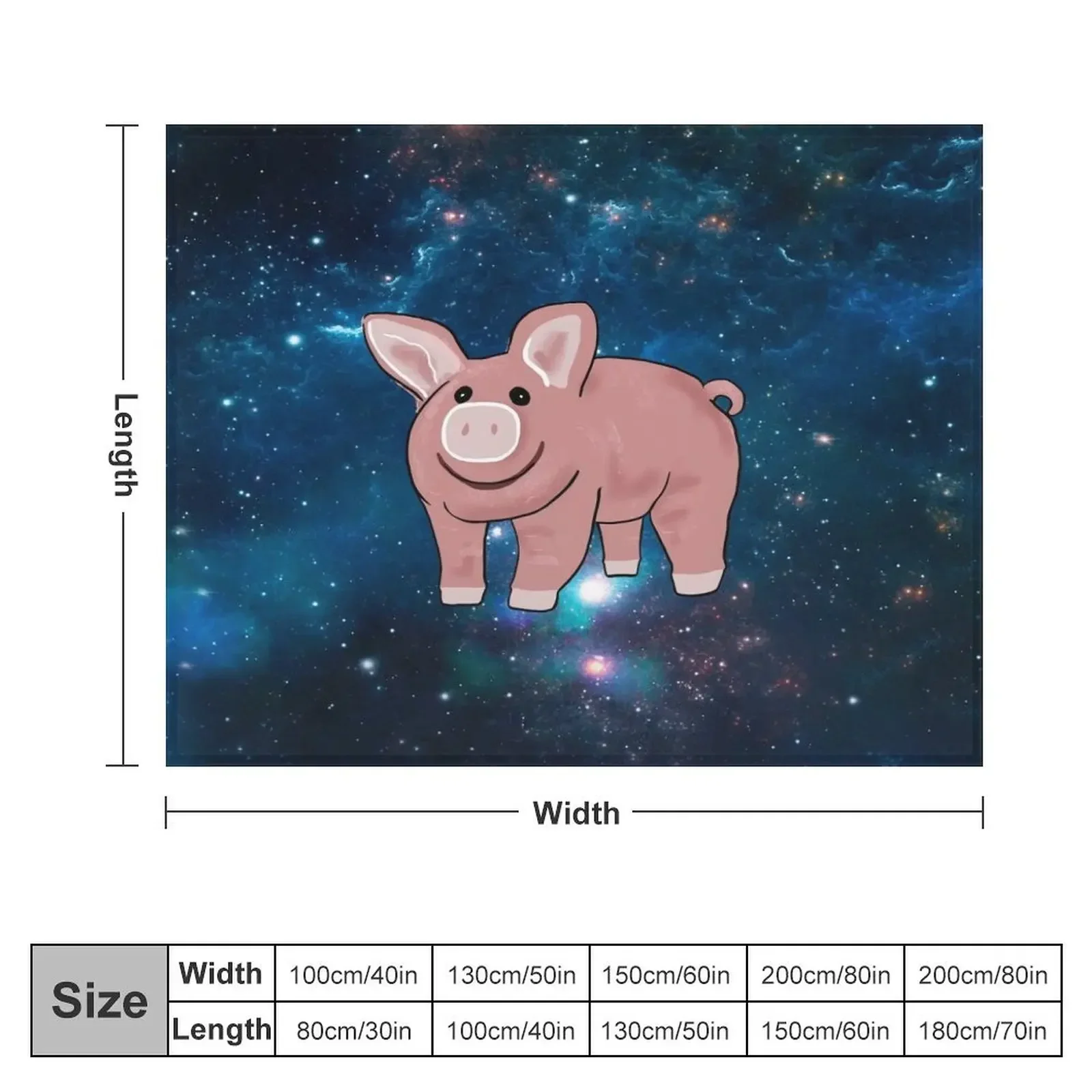 Slumberland Pig Dream Throw Blanket Multi-Purpose Decorative Throw Heavy Hairys Blankets