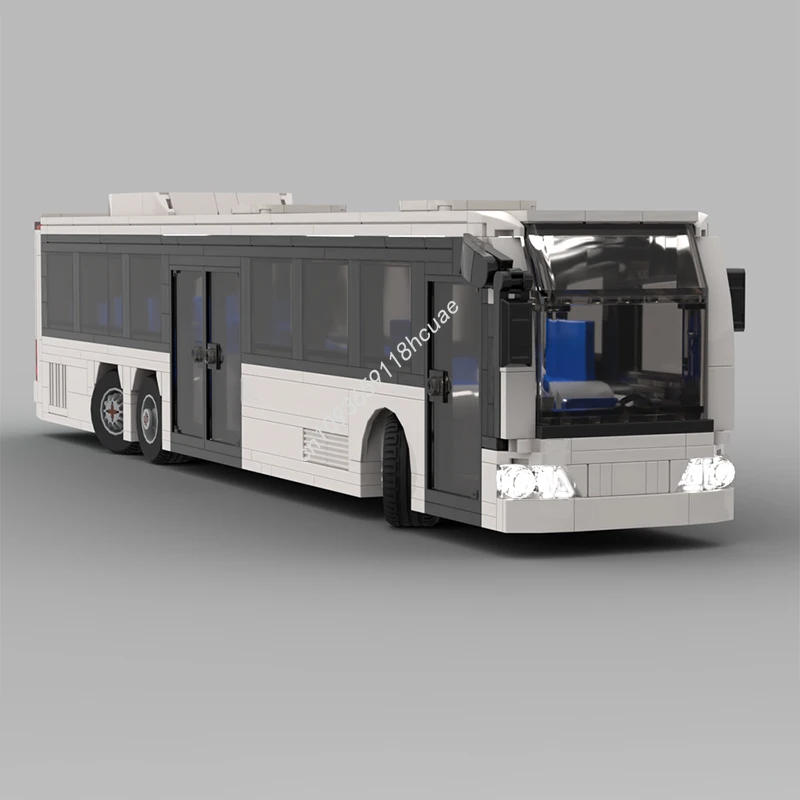 706PCS MOC Transporter MercedesS-BenzS Citaro L City Engineering Model Building Blocks Stacking Bricks Creative Toy Kid Gift Diy