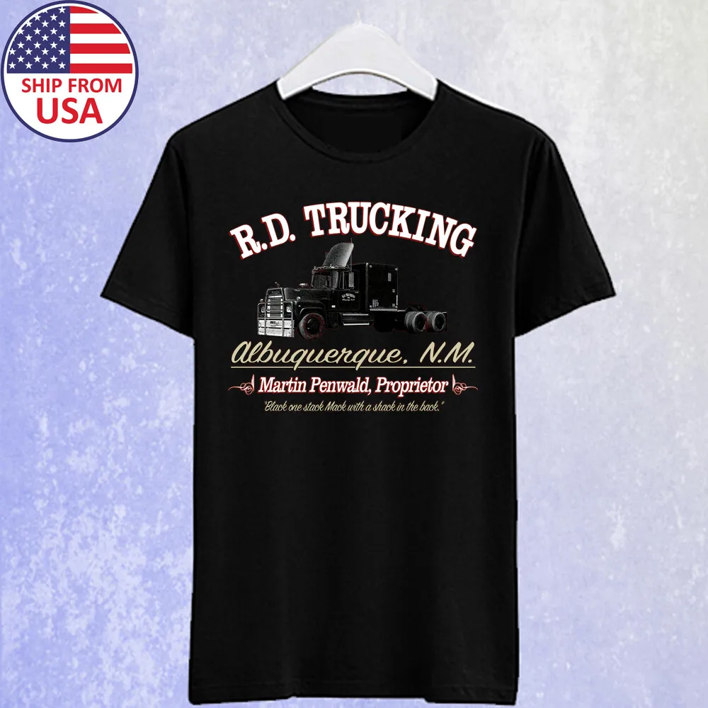 تي شيرت RD Trucking Convoy Kris Kristofferson للرجال باللون الأسود مقاس S-5XL