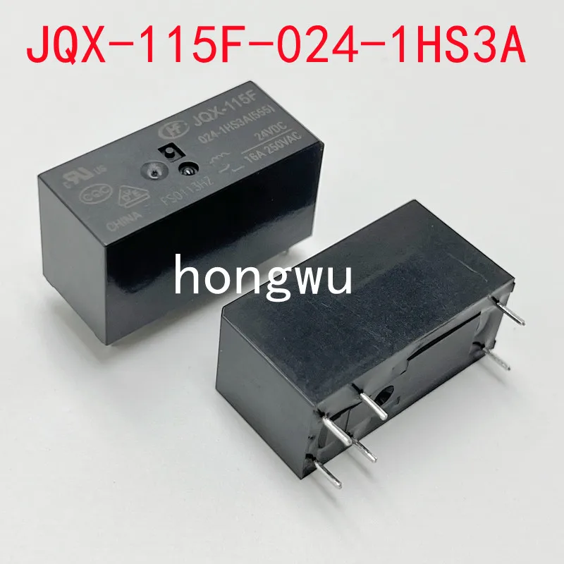 

100% Original New 2PCS JQX-115F-024-1HS3A(555) DC24V relay 16A 6pins