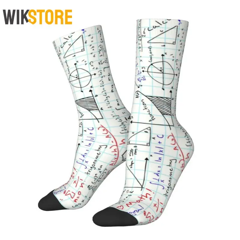 

Fashion Math Homework Socks for Men Women Stretch Summer Autumn Winter Mathematical Mathematics Teacher Crew Socks