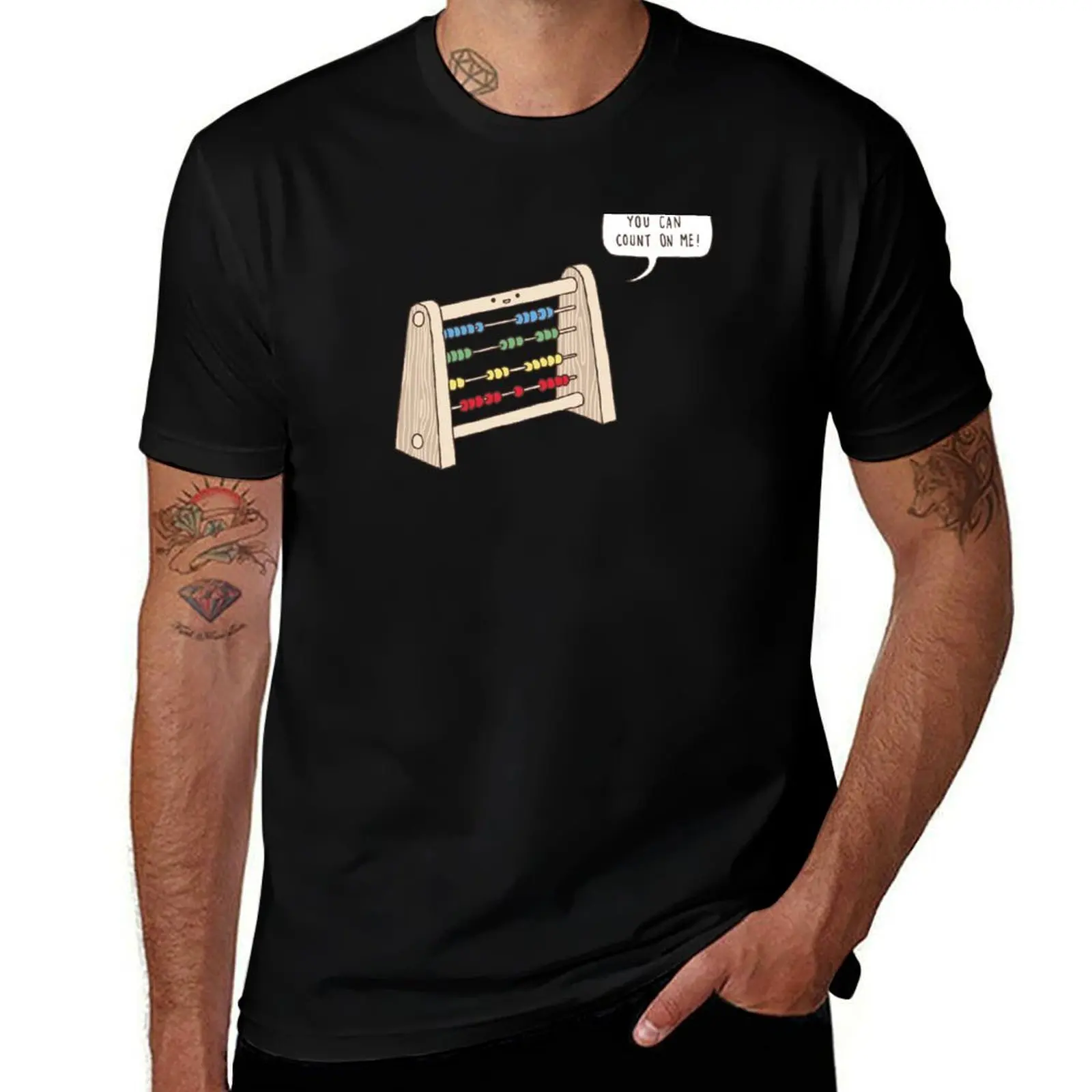 The Ever-Reliable Abacus T-Shirt Work Short Sleeve Cotton Top T-Shirt