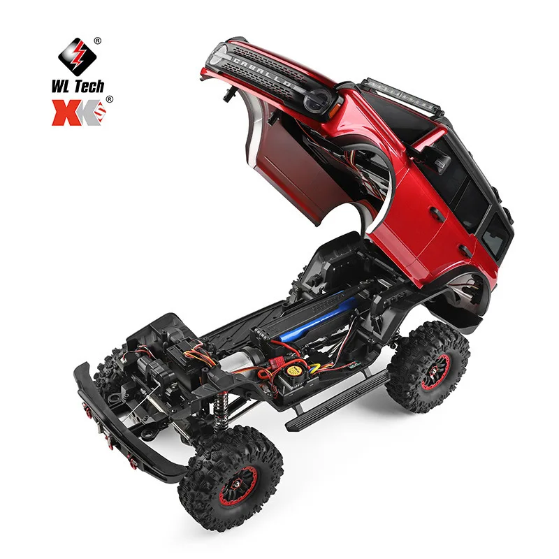 Voiture électrique professionnelle 4WD RC, échelle 1:10, Simulation d'escalade de cheval, véhicule tout-terrain, jouet télécommandé pour adultes