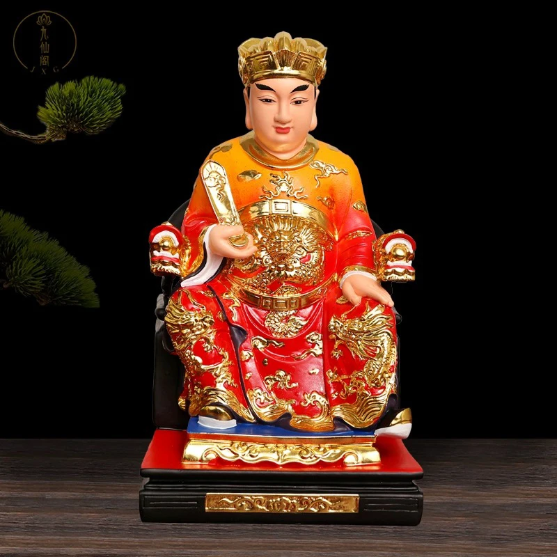 

GOOD Asia HONG HOME SHOP Patron saint Kitchen God ZAO WANG YE of wealth statue efficacious bring luck money