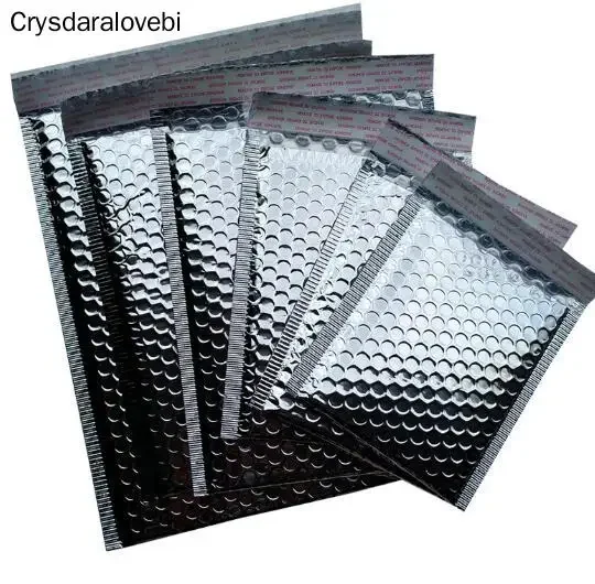 8 размеров 11x13 см/23x30 см 40 шт. серебряный мягкий транспортировочный конверт металлический пузырьковый почтовый конверт алюминиевая фольга подарочный пакет упаковочная пленка