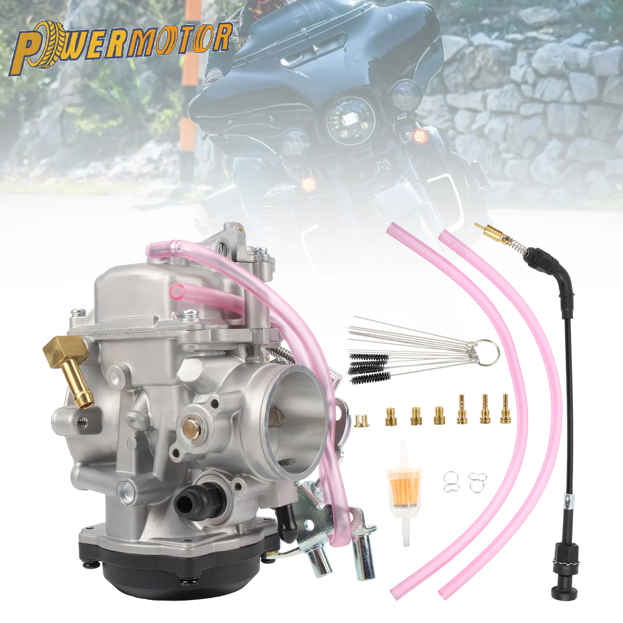 

CV40 40 мм комплект карбюратора мотоцикла для Harley Davidson Sportster XLH1200 XL883 топливная система аксессуары для мотоциклов модифицированные детали