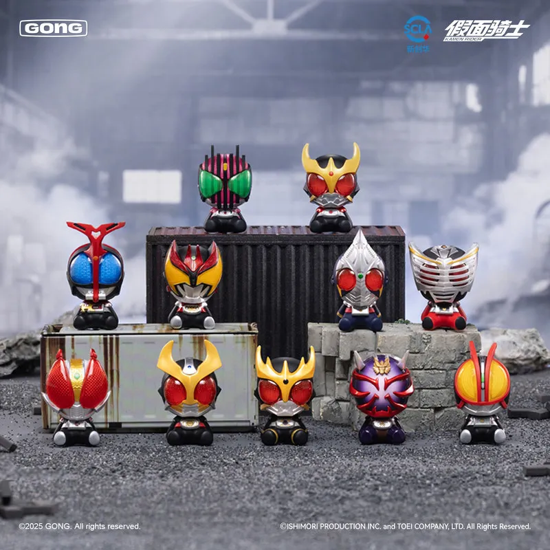 Kamen Rider Ultra Mini Figurine Boîte Mystère, Figurine d'échecs, Autocollant de réfrigérateur, Ornement de bureau, Collection de produits dérivés d'anime