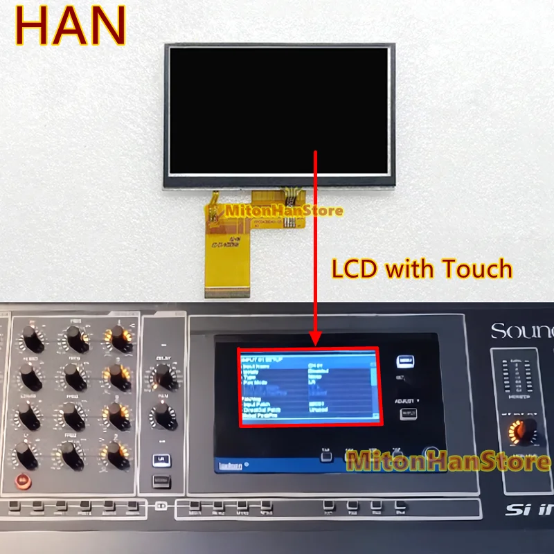 

Новый ЖК-экран для Soundcraft Si Impact со стеклом сенсорного экрана