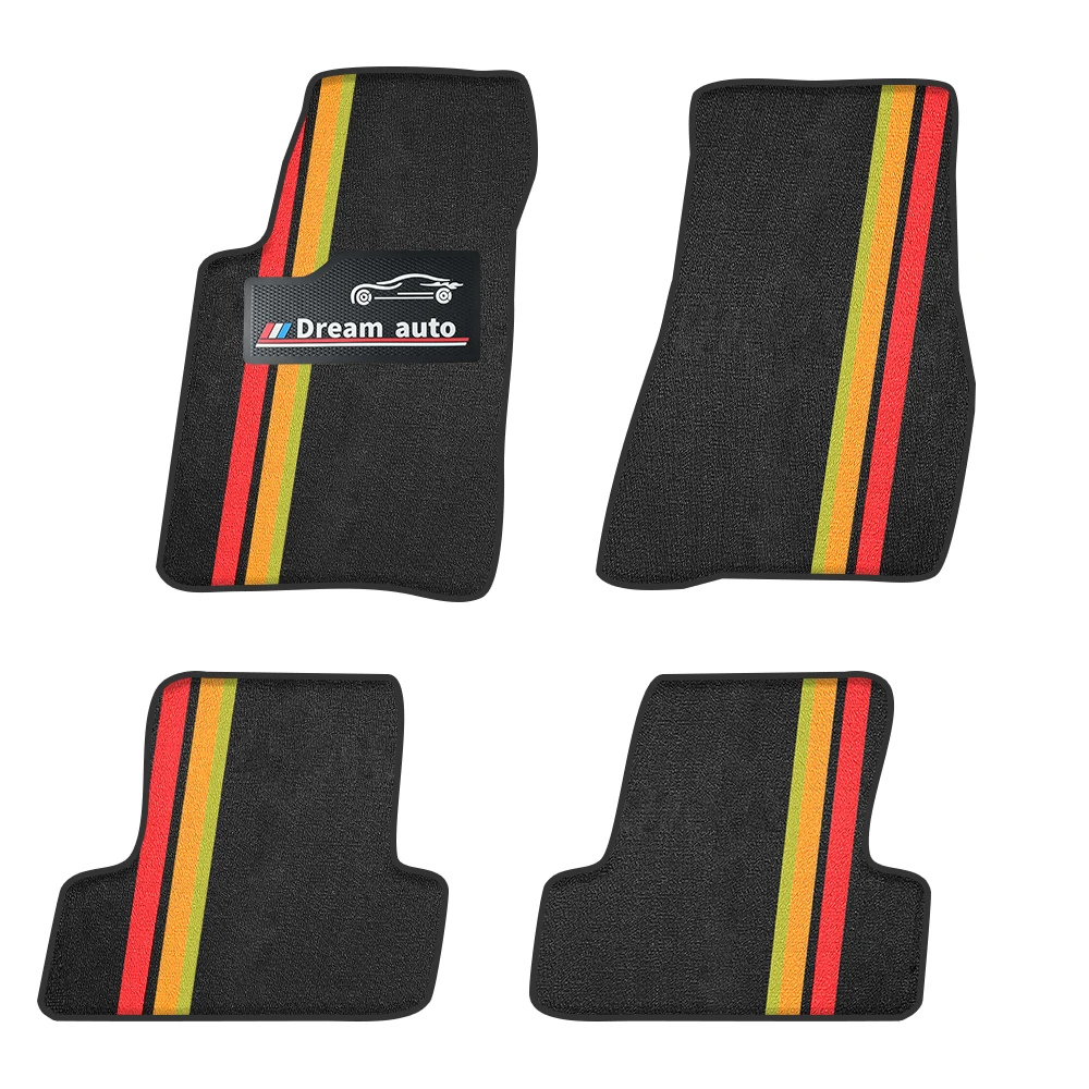 

Car Floor Mat For Ford Mustang 2011-2014 MK6 S-197 Waterproof Interior Protection Accessories Car Mats Full Set