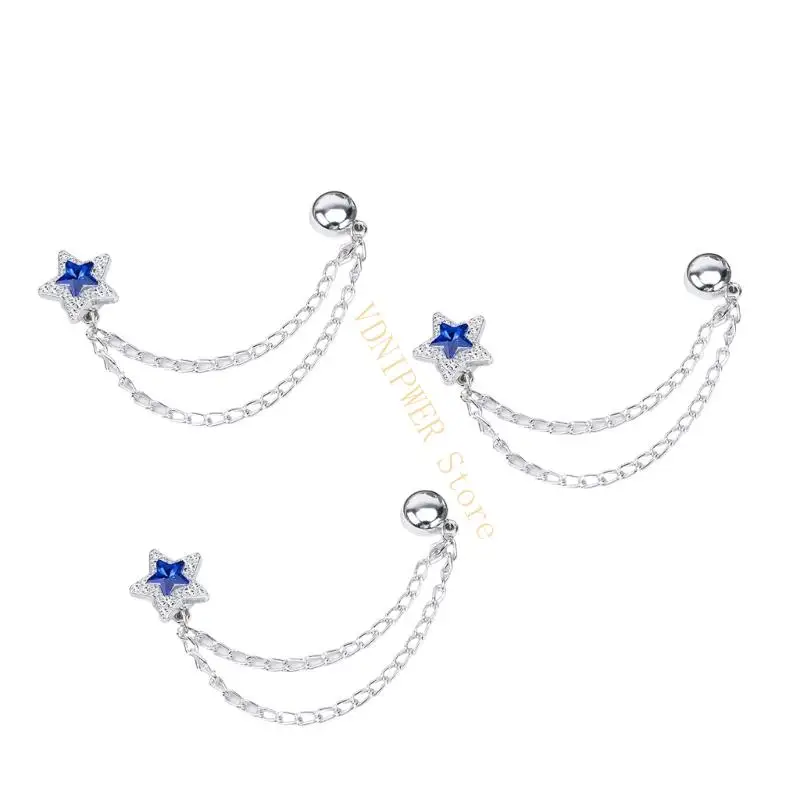 Chuỗi Cuffs Pant có thể điều chỉnh từ tính với Hợp kim cường độ cao để đạp xe chạy và ngoài trời D08E