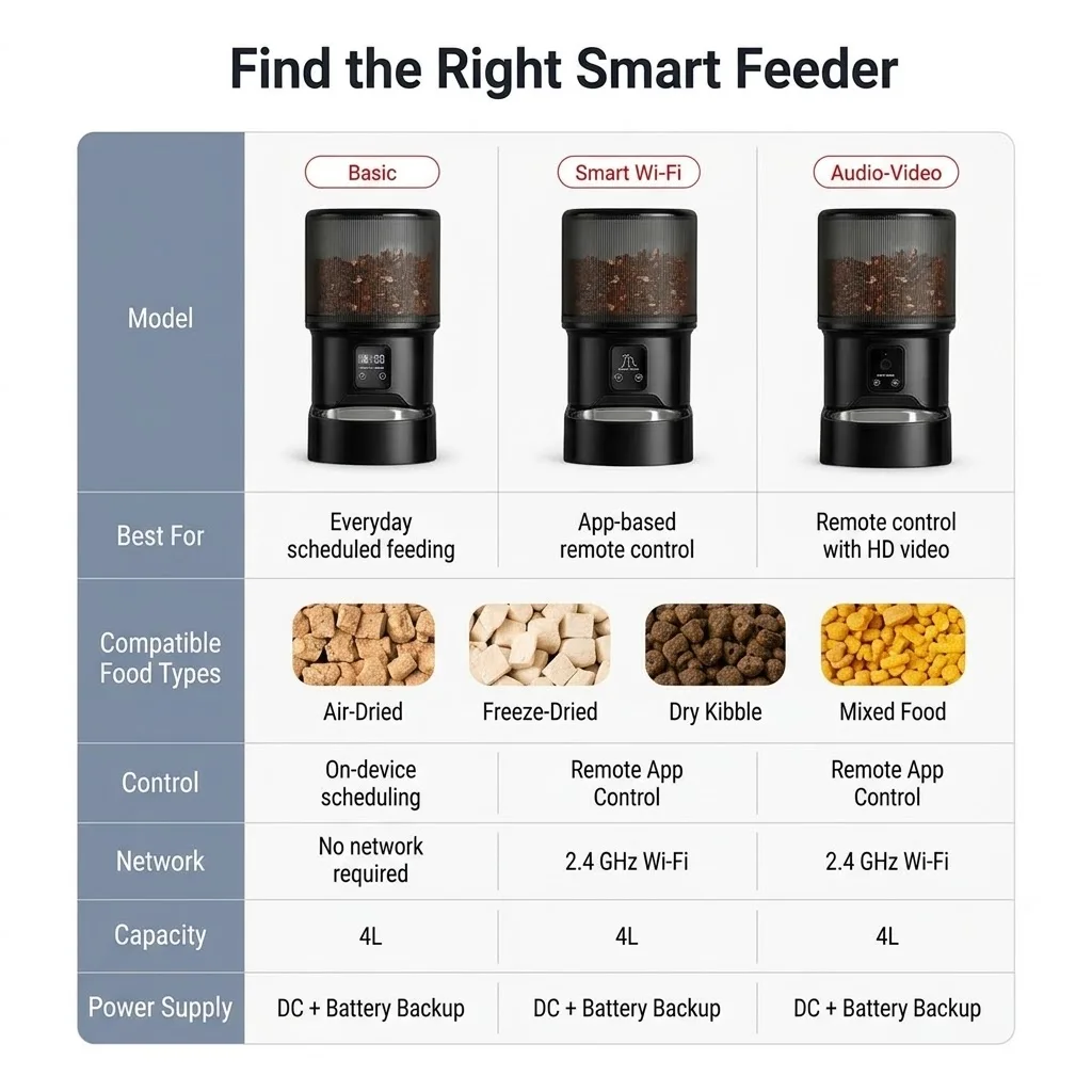 Automatic Smart Pet Feeder for Cats Dogs 4L HD Camera Video Voice Control Timed Feeding Stainless Steel Bow Pet Food Dispenser