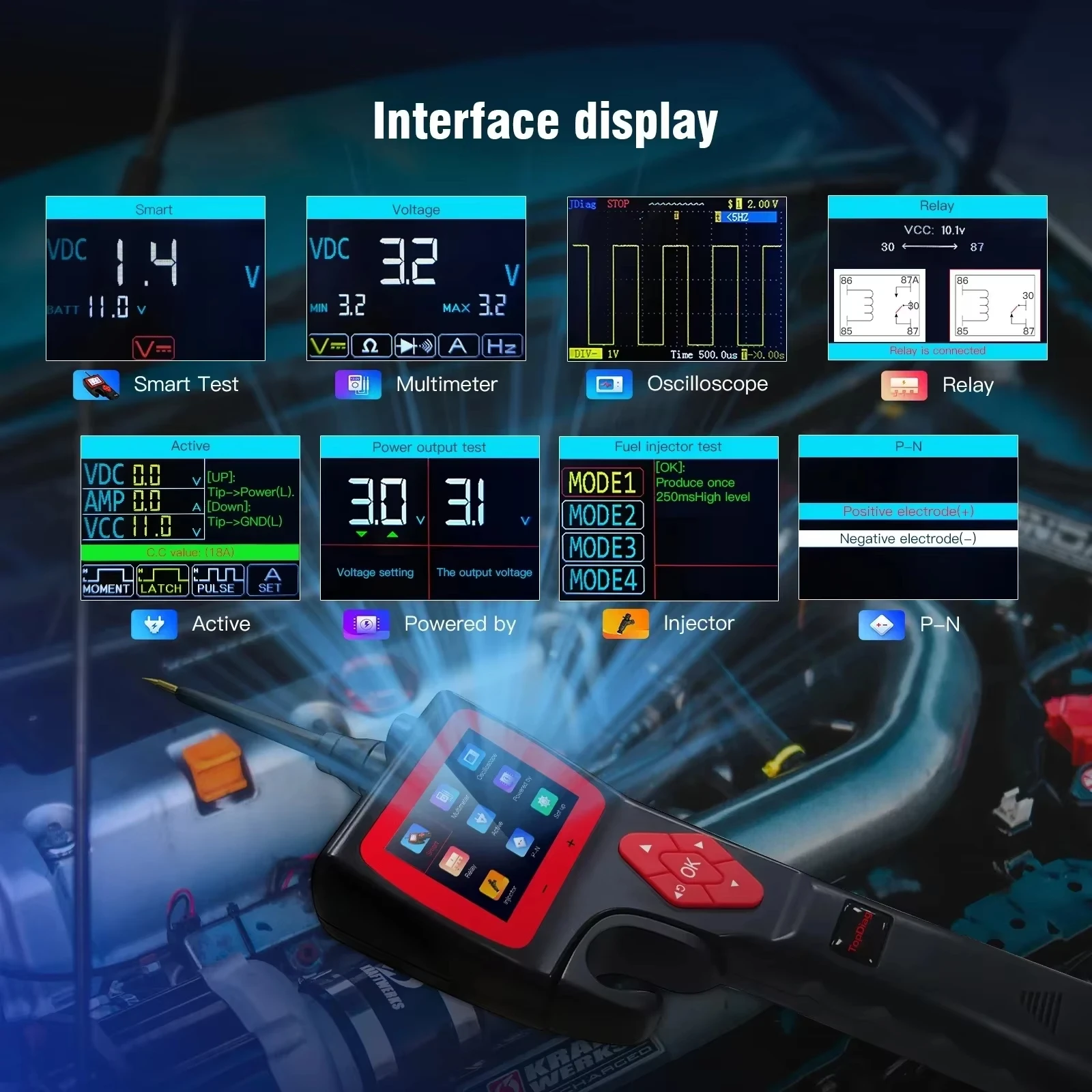 Newest Topdiag P200 Power Circ - đánh giá và giá Circuit Breaker Finder