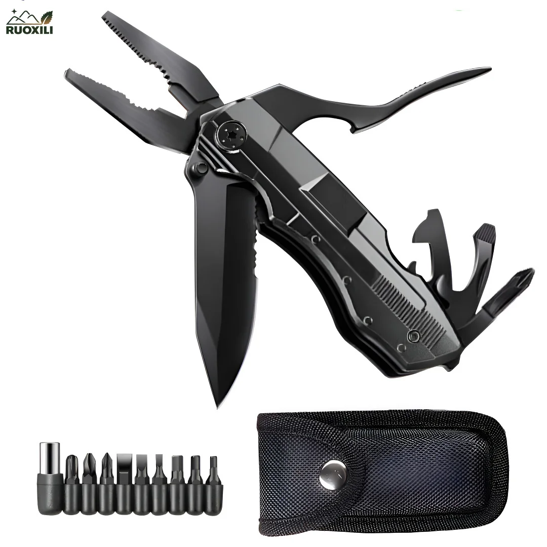 

1PC Multifunctional Knife Pliers.Outdoor Home Portable Survival Folding Knife.Plier Screwdriver Car Emergency Multi-Tool.