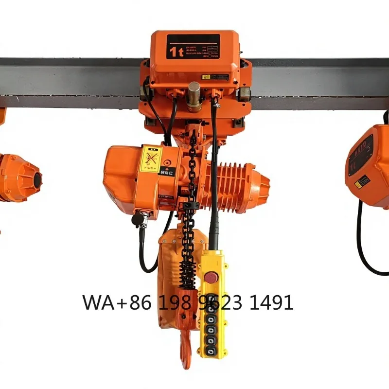

2Ton Electric Chain Hoist Small Crane Industrial Lifting Equipment Warehouse Workshop Construction Handling