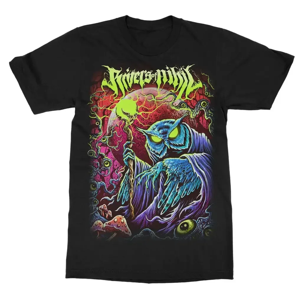 2026 New Rivers of Nihil Band Graphic T-shirt Cotton Unisex Summer Short Sleeve Fashion Tee Luxury Casual Vintage Retro Top