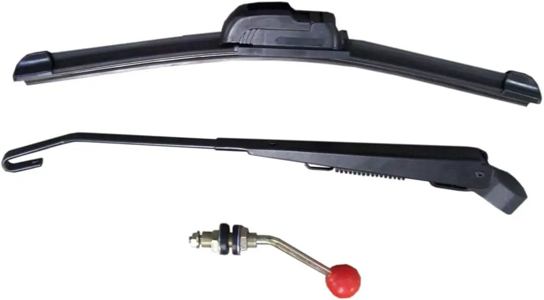 

28000 Универсальная щетка стеклоочистителя UTV, руководство для лобовых стекол с твердым покрытием или стеклом, ЧЕРНАЯ