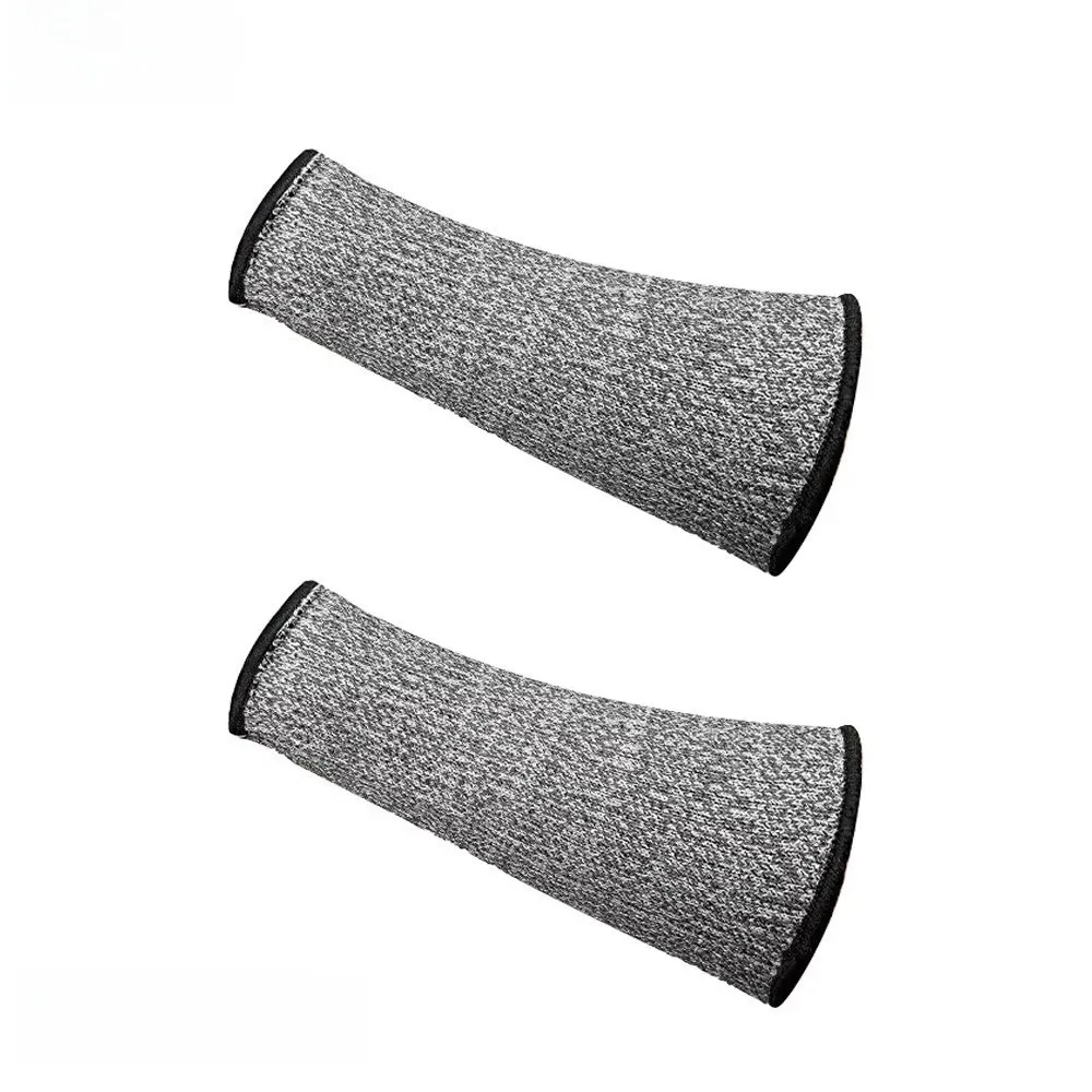 1 Pair New Cut Resistant Arm Protectors Heat Resistant Burn Resistant Arm Protection Sleeves Level 5 Safety Arm Guards