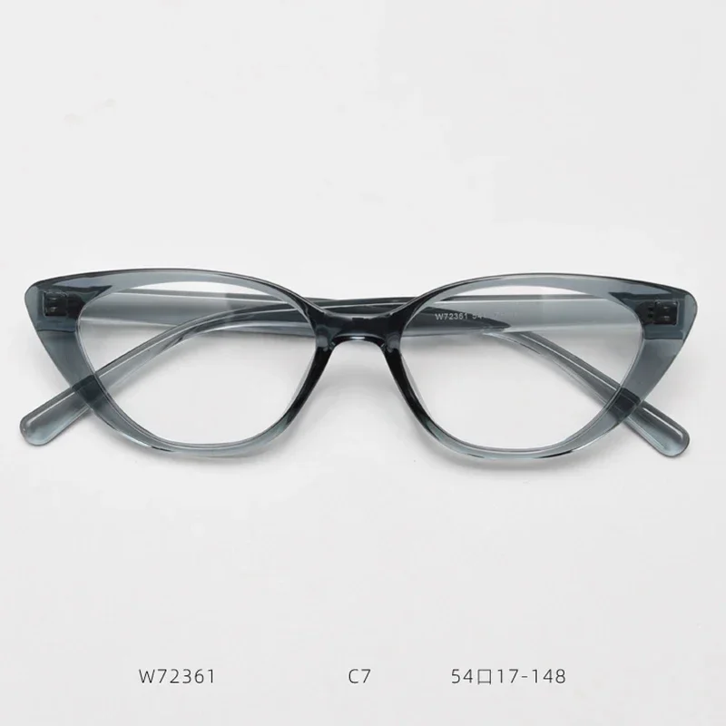 القط العين نظارات نسائية متعددة البؤر وصفة طبية عالية قصر النظر الشيخوخي النظارات البصرية الإناث التقدمية نظارات بمادة الخلات