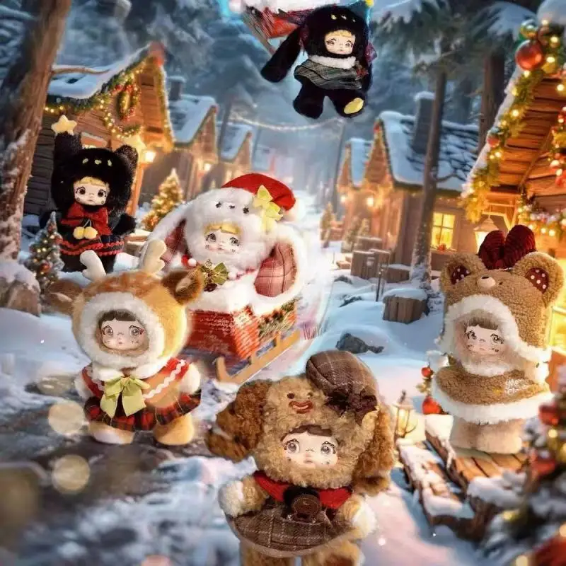 2025 Nommi Nuomi سلسلة عشية عيد الميلاد الرائعة العصرية لعبة دمية صندوق أعمى قلادة-هدية عيد الميلاد والكريسماس #4