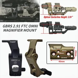 Linha Central Óptica GBRS com QD Lever Quick Dispatch Mount, Lupa FTC OMNI, 2,91