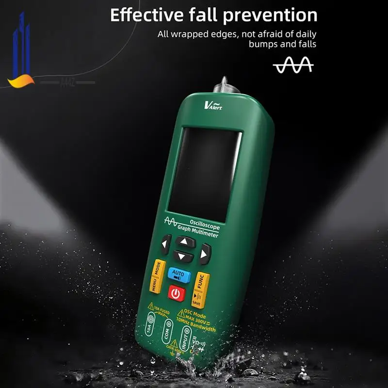 

A44Z-BSIDE Цифровой ручной осциллограф-мультиметр Электрическая ручка Графический мультиметр Ток Емкость Ом Диод Гц Тестер
