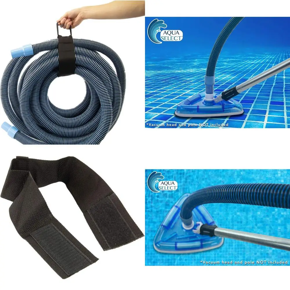 Manguera de Vacío para Piscina con Conector Giratorio de 1.5 Pulgadas | Longitud de 40 pies | Ideal para piscinas elevadas y enterradas