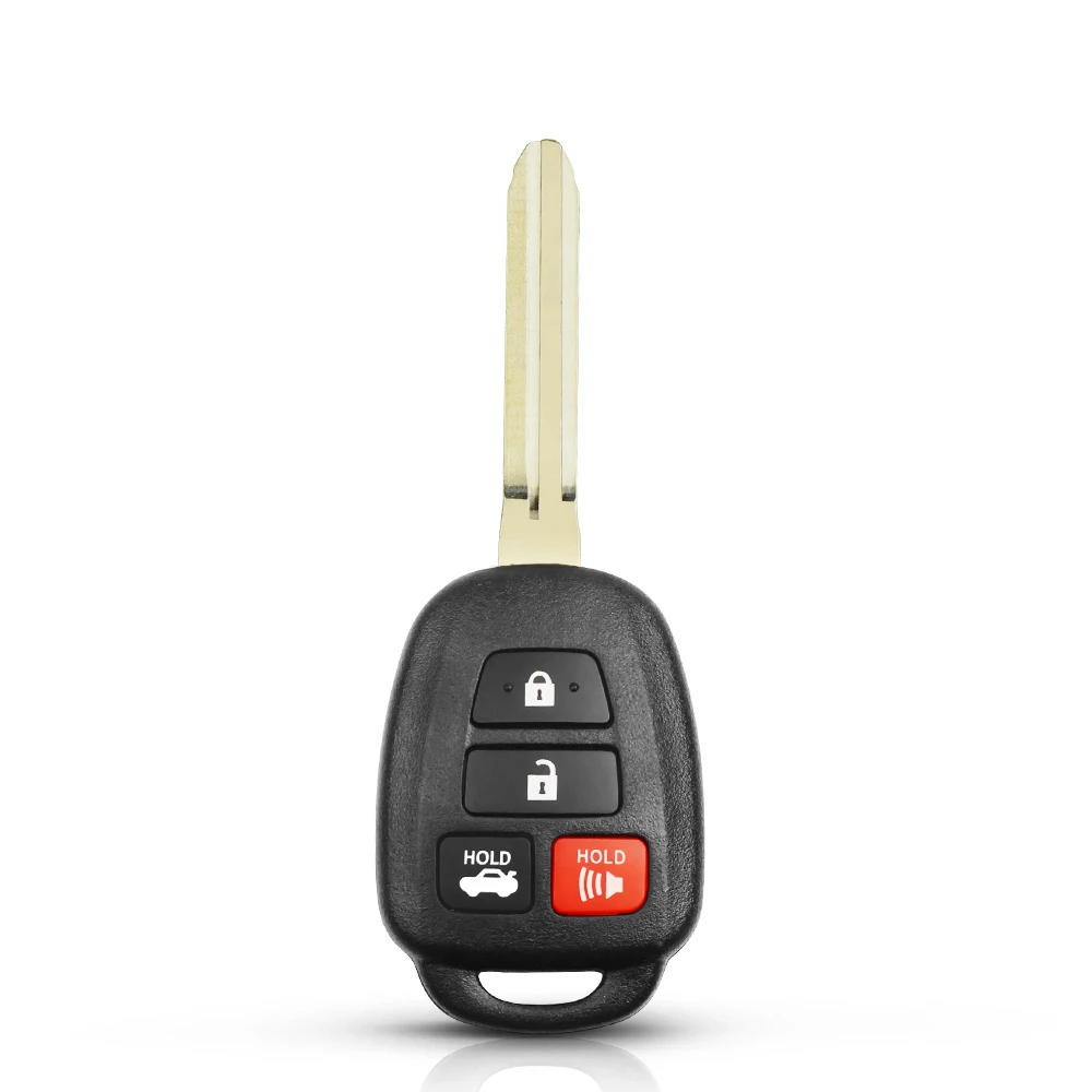 KEYYOU With Battery 4 Button Remote Car Key 314.4Mhz For Toyota Camry Corolla 2012 - 2017 with G H Chip HYQ12BDM HYQ12BEL