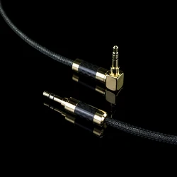 HIFI posrebrzany przewód AUX Jack 3.5mm kabel Audio 3.5mm Jack kabel głośnikowy do słuchawek telefonicznych samochodu przewód AUX kabel niski poziom hałasu