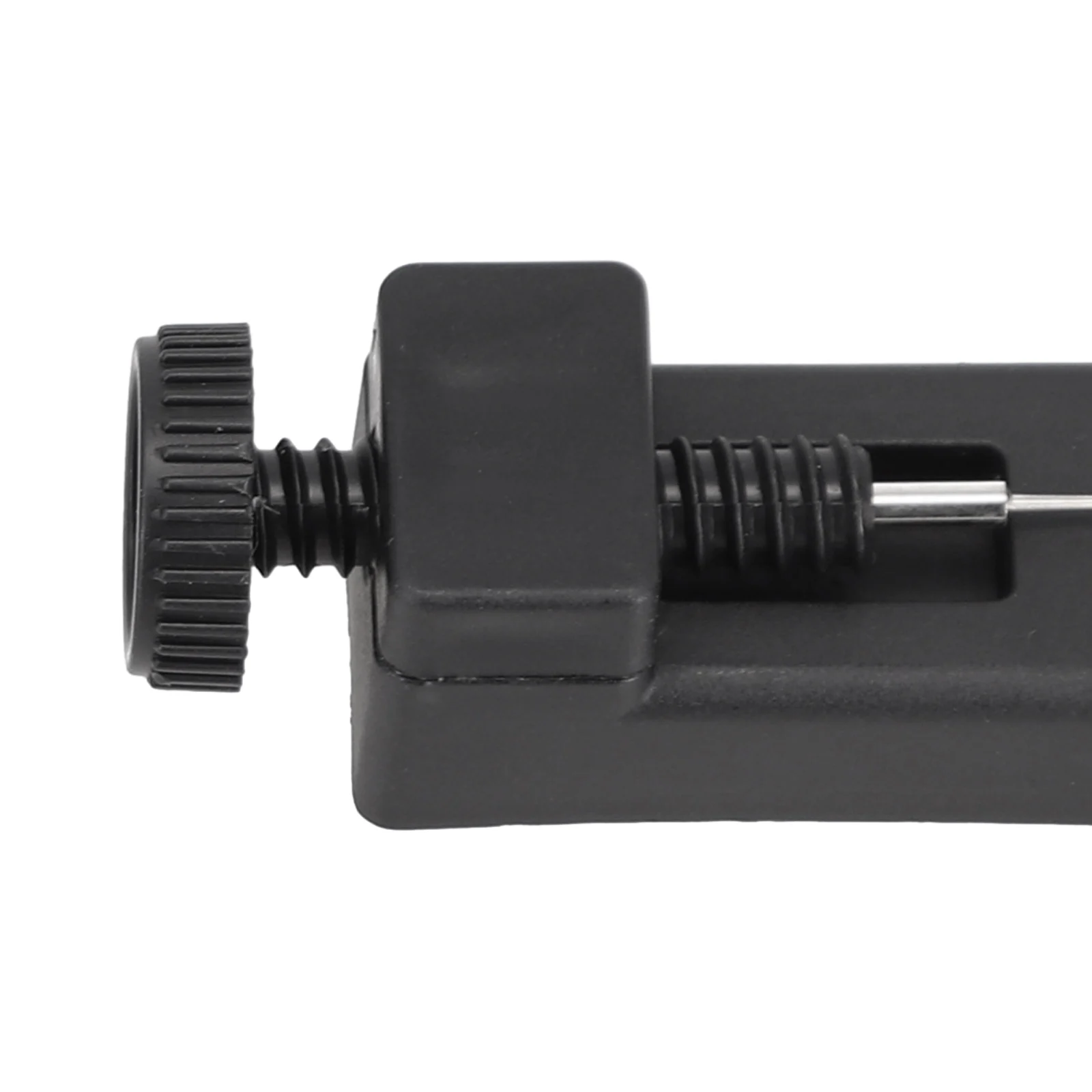 Dissolvant de ceinture de maillons de montre, Mini réparation de montre noir/argent, 1 pièce, ouvre-mail de bande réglable, dissolvant de goupille en plastique + métal