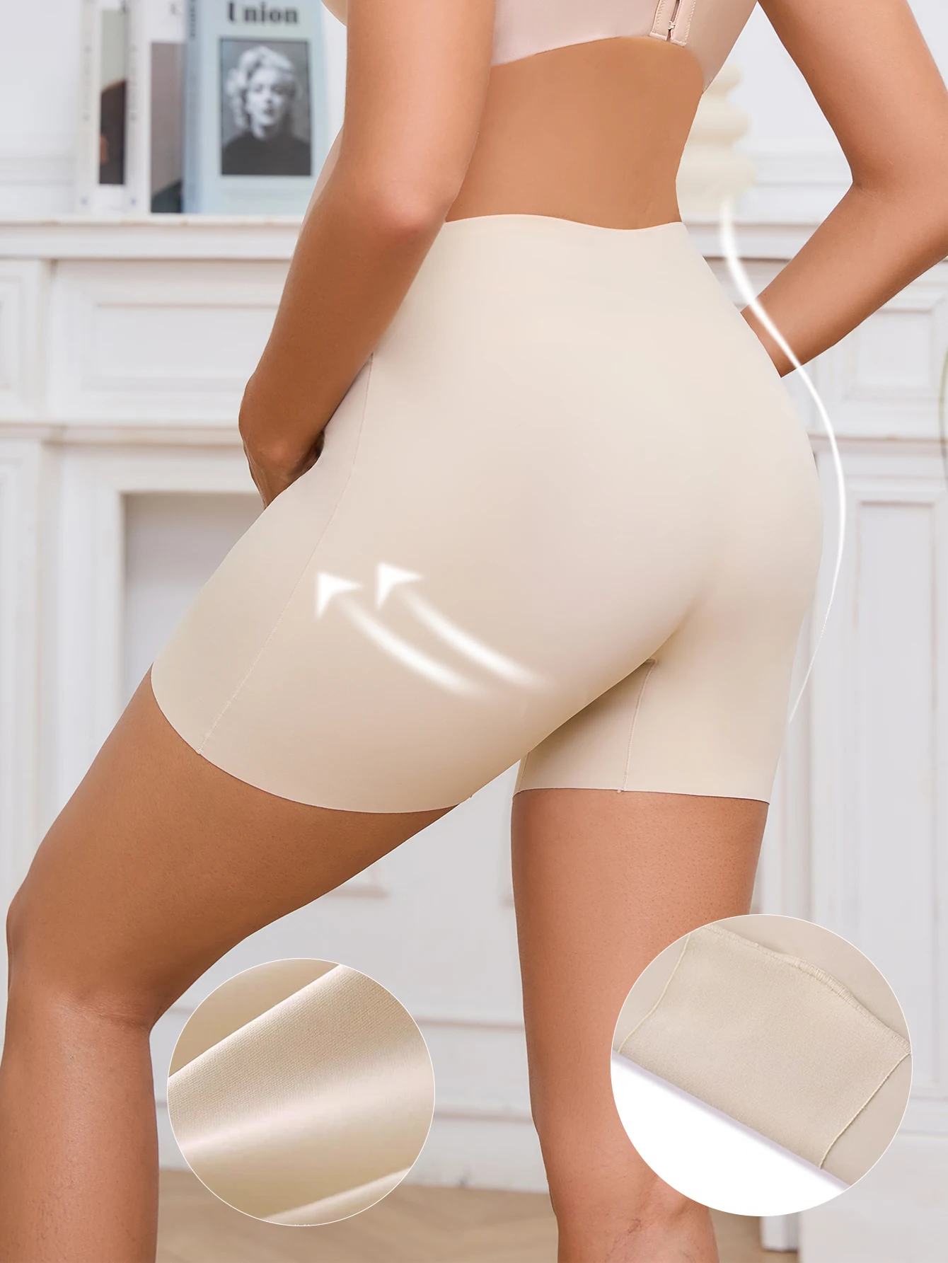 ملابس داخلية عالية الخصر للنساء الحوامل مريحة وخفيفة الوزن ومسامية لدعم البطن وملابس داخلية دافئة #6