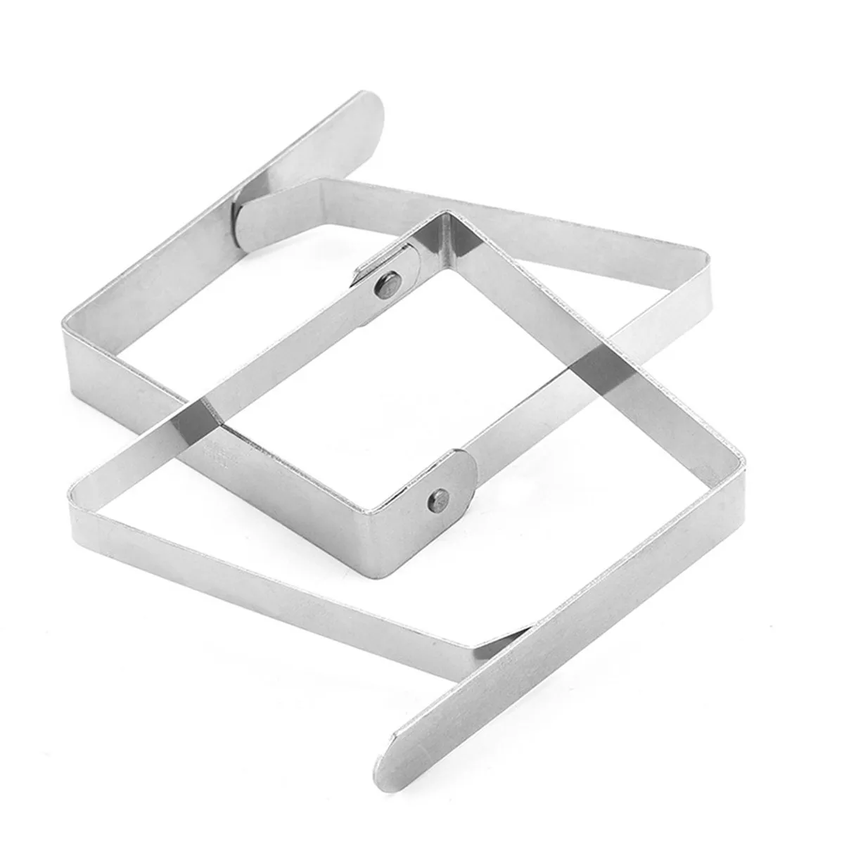 10Pcs Stainless Steel Tablecloth Clips Heavy Duty Windproof Table Skirt Holders for Home Restaurant Wedding