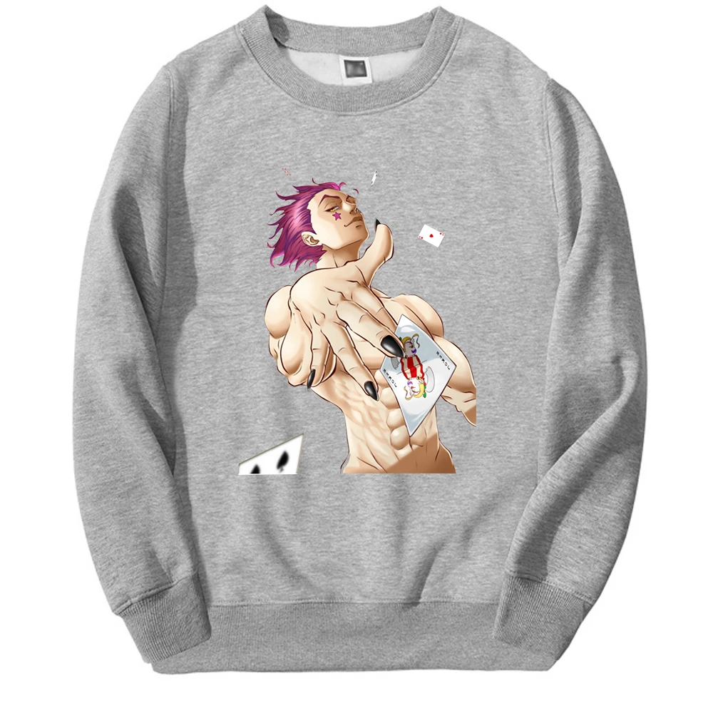 Hunter X Hunter Mangas Sweatshirt Men Women Anime Hisoka Hentai Graphic Hoodie Hip Hop New Long Sleeve Sportswear Moletom
