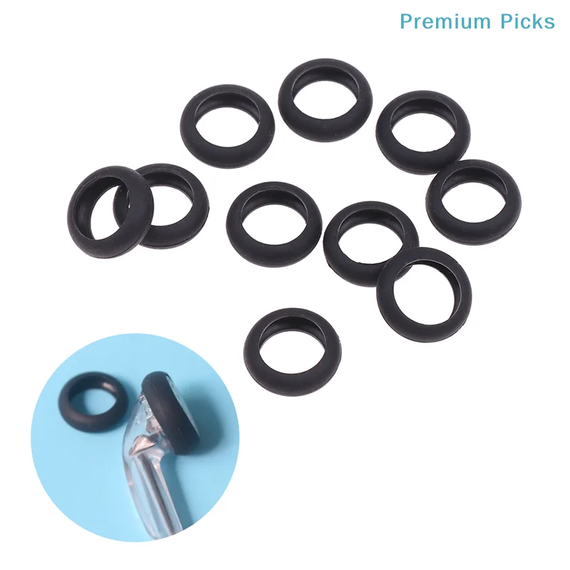 portable10pcs Flat Earphones Silicon Rubber Ring Case Flexible Earphone Shell Cover for 15mm Silicone earphone cover