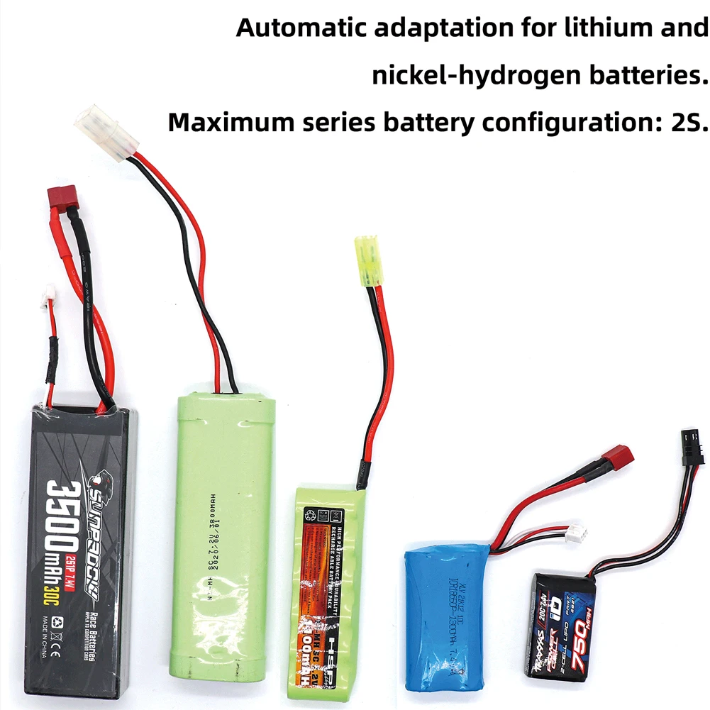 ESC-borstel Elektronische motorsnelheidsregelaar Meerkleurige mini geborstelde elektrische snelheidsregelaar Geborstelde ESC voor RC-automodel
