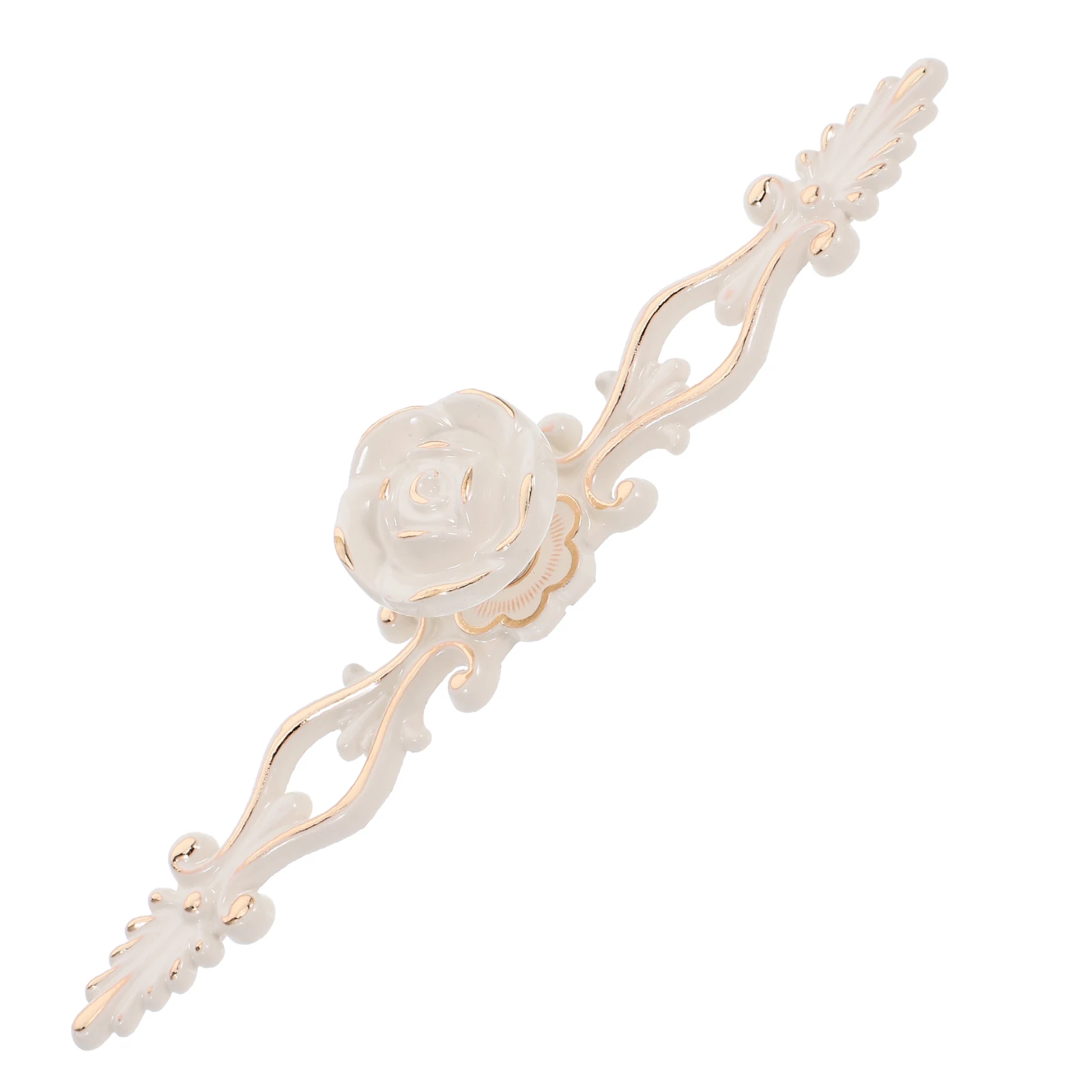 

European Carving Drawer Pulls Vintage Zinc Alloy Cabinet Handles Retro Knobs for Furniture Decor Elegant Floral Design