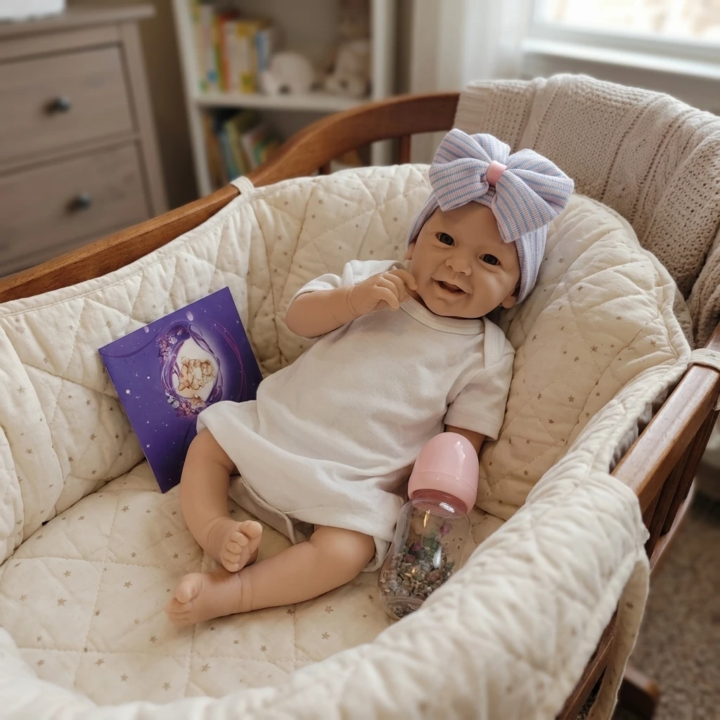 18 Inch Upainted Solid Silicone Reborn Doll Kits Handmade Bebe Soft Touch Reborn Doll Toy