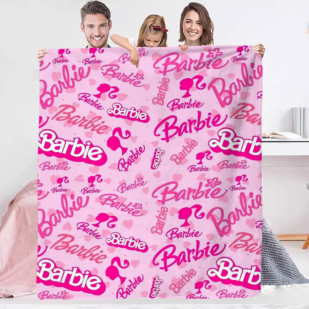 Decorative Blankets for Sofa Blanket Bed Cute Kawaii Barbie Designer Throw Blanket Luxury Bedding Fluffy Soft Blankets & Throws