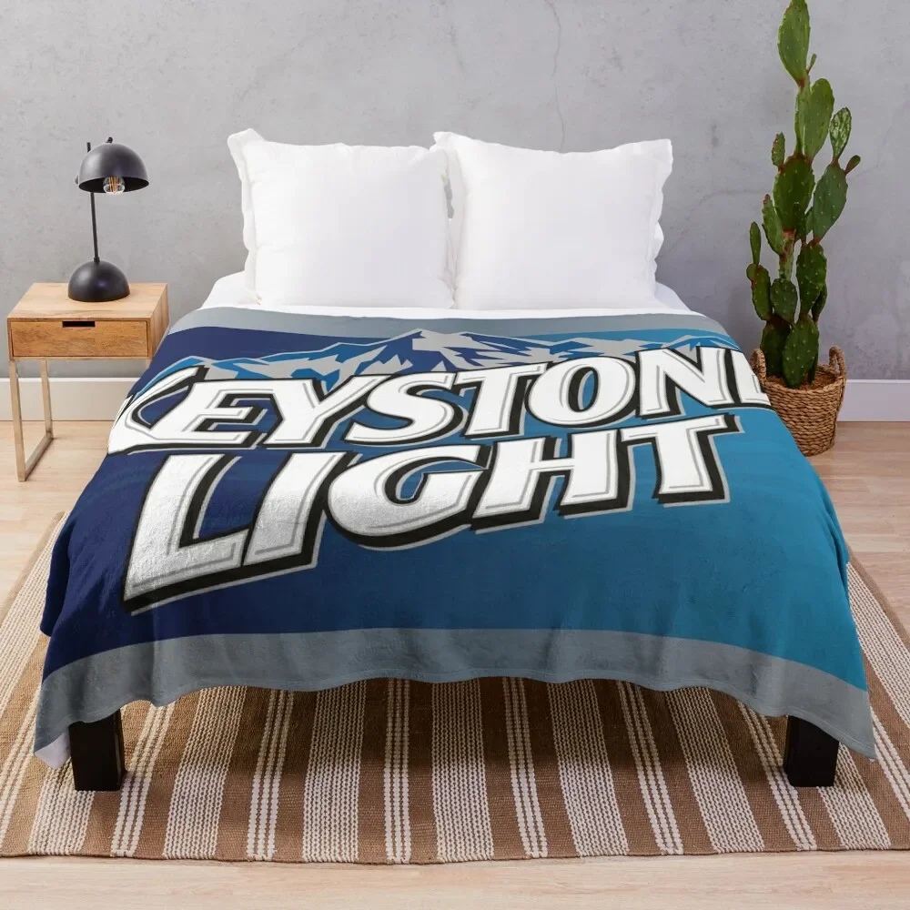 Keystone Light Throw Blanket Shaggy Sleeping Bag Plush Blankets