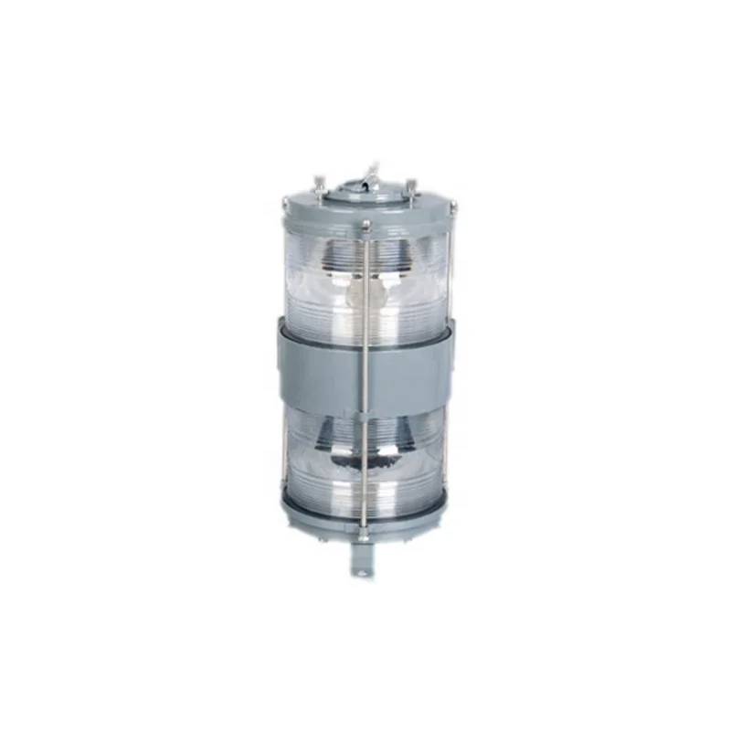 CXH-10B IMPA 370441 2*60W Stainless Steel Double Deck Navigation Signal Light-（Green, please note if other colors are needed）