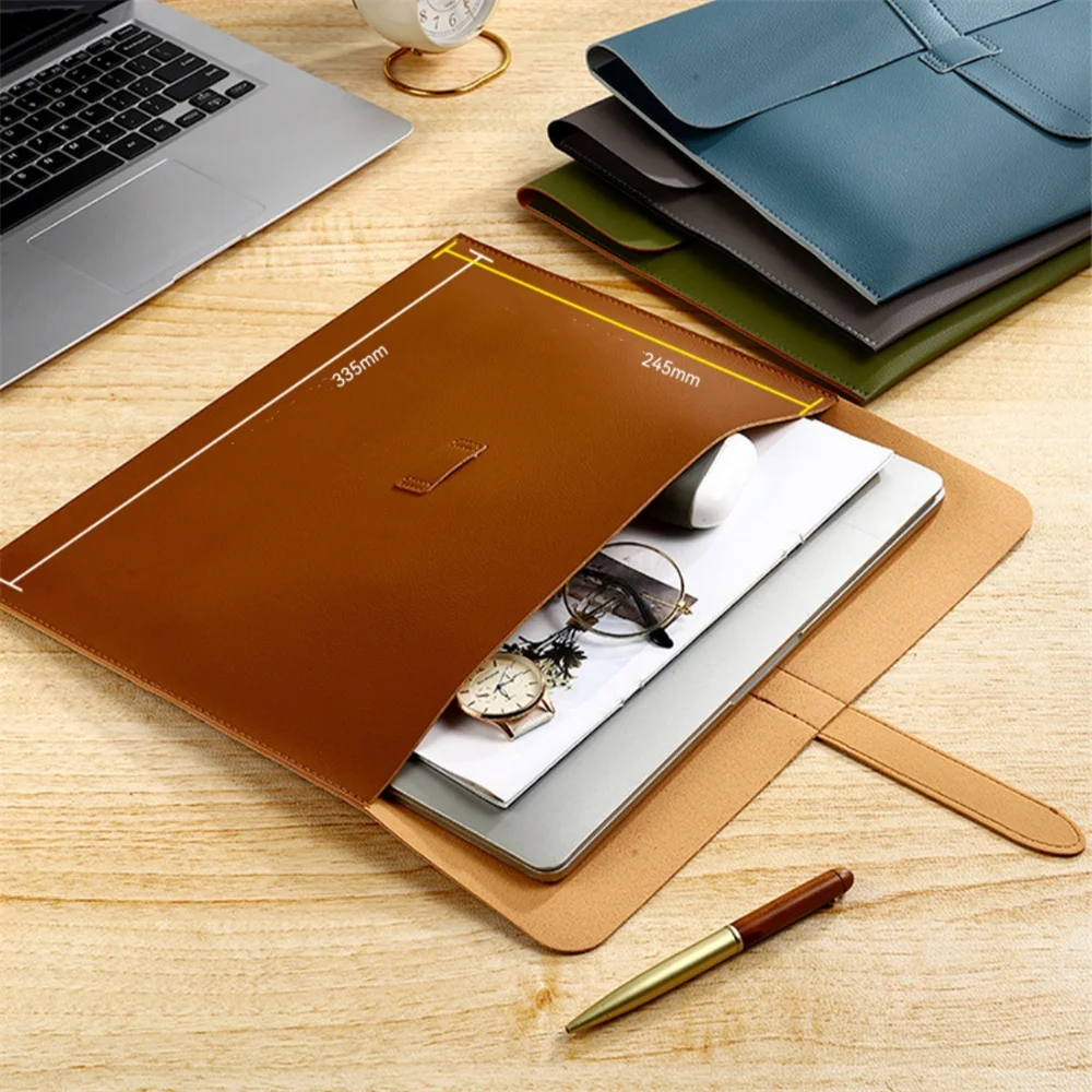 

Элегантная кожаная папка для файлов, кожаный чехол для документов формата Letter для путешествий, деловых встреч, офисного управления документами