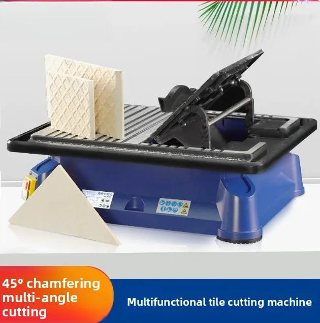 Benchtop Electric Tile Cutter, Multi-Functional High Precision Cutting Tool for Ceramic Tile, 45 Degree Chamfer