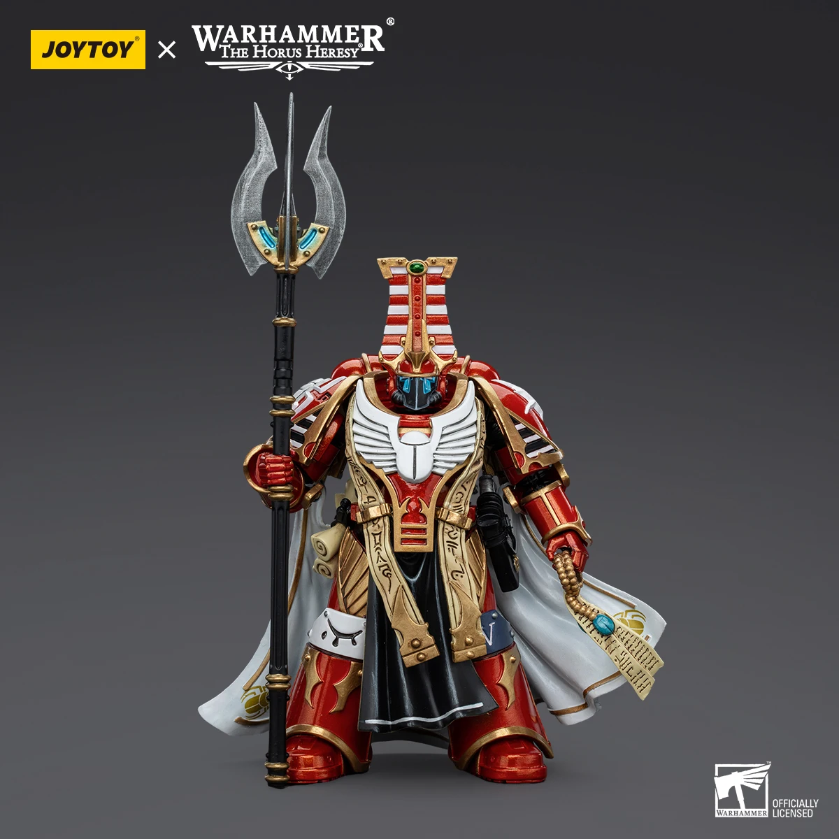 [NA STANIE] JOYTOY Warhammer The Horus Heresy 1/18 Figurki Akcji Thousand Sons Legion Librarian Consut Model Prezent Zabawka