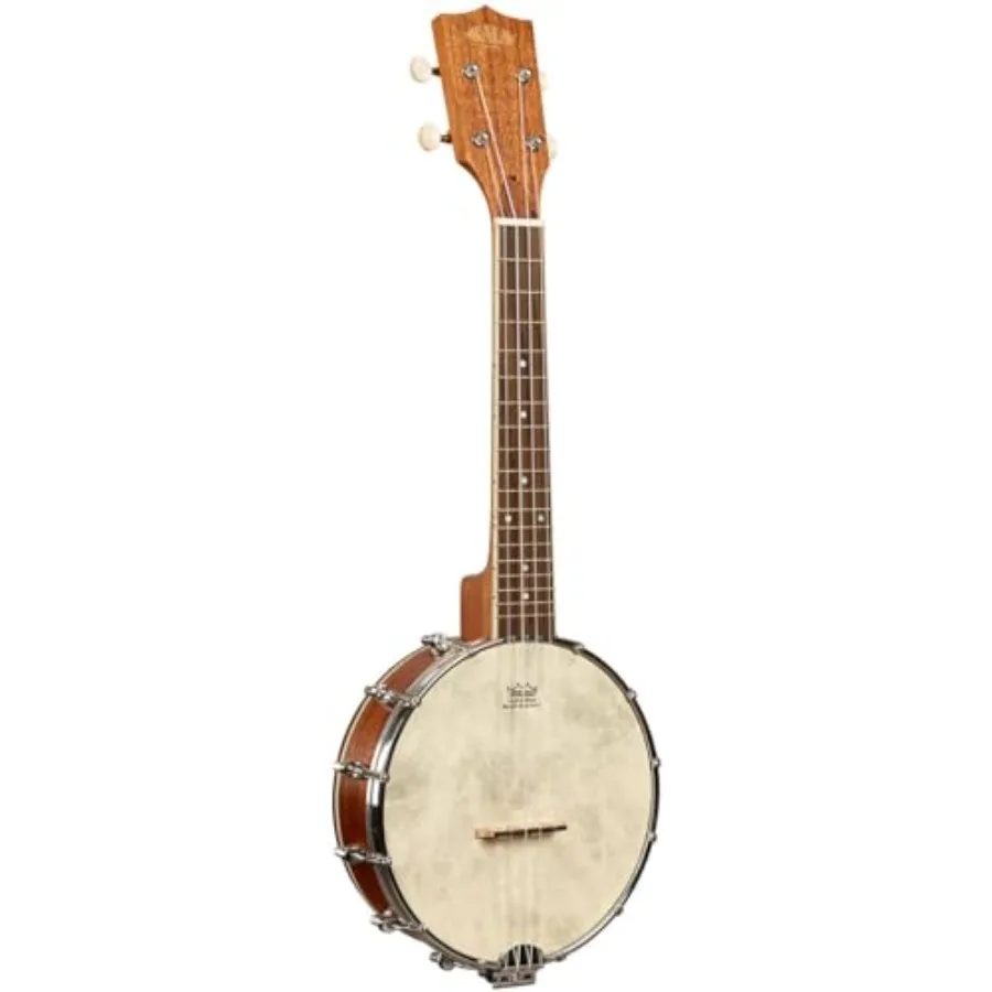 

Mahogany Concert Banjo Ukulele in Natural Finish with Resonant Sound and Durable Construction for Live Performances
